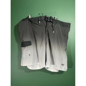 Rokka&Rolla - Men's Black/White Graphic Board Shorts - Size 43 *New with Tags*
